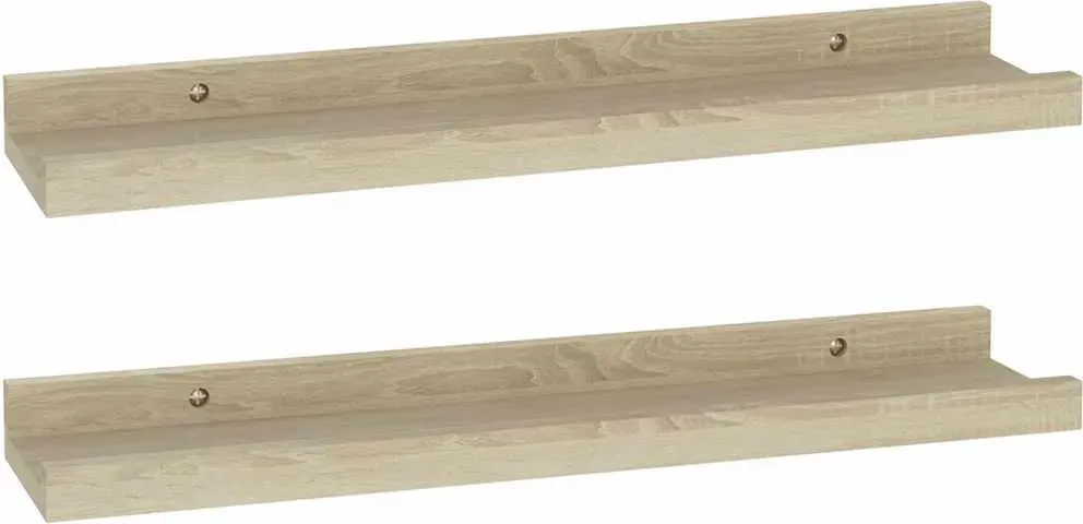 Wandregal 40 x 9 x 3 cm Sonoma-Eiche