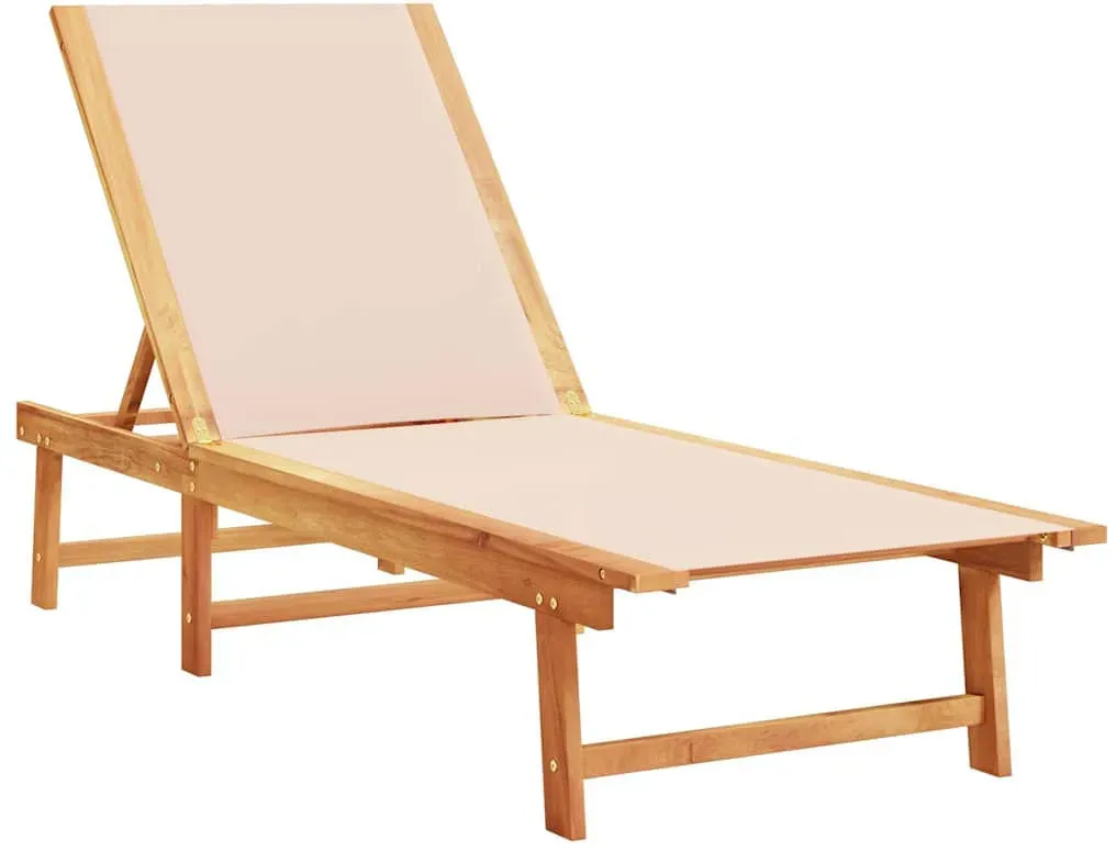 Sonnenliege 70 x 34 x 98 cm Braun