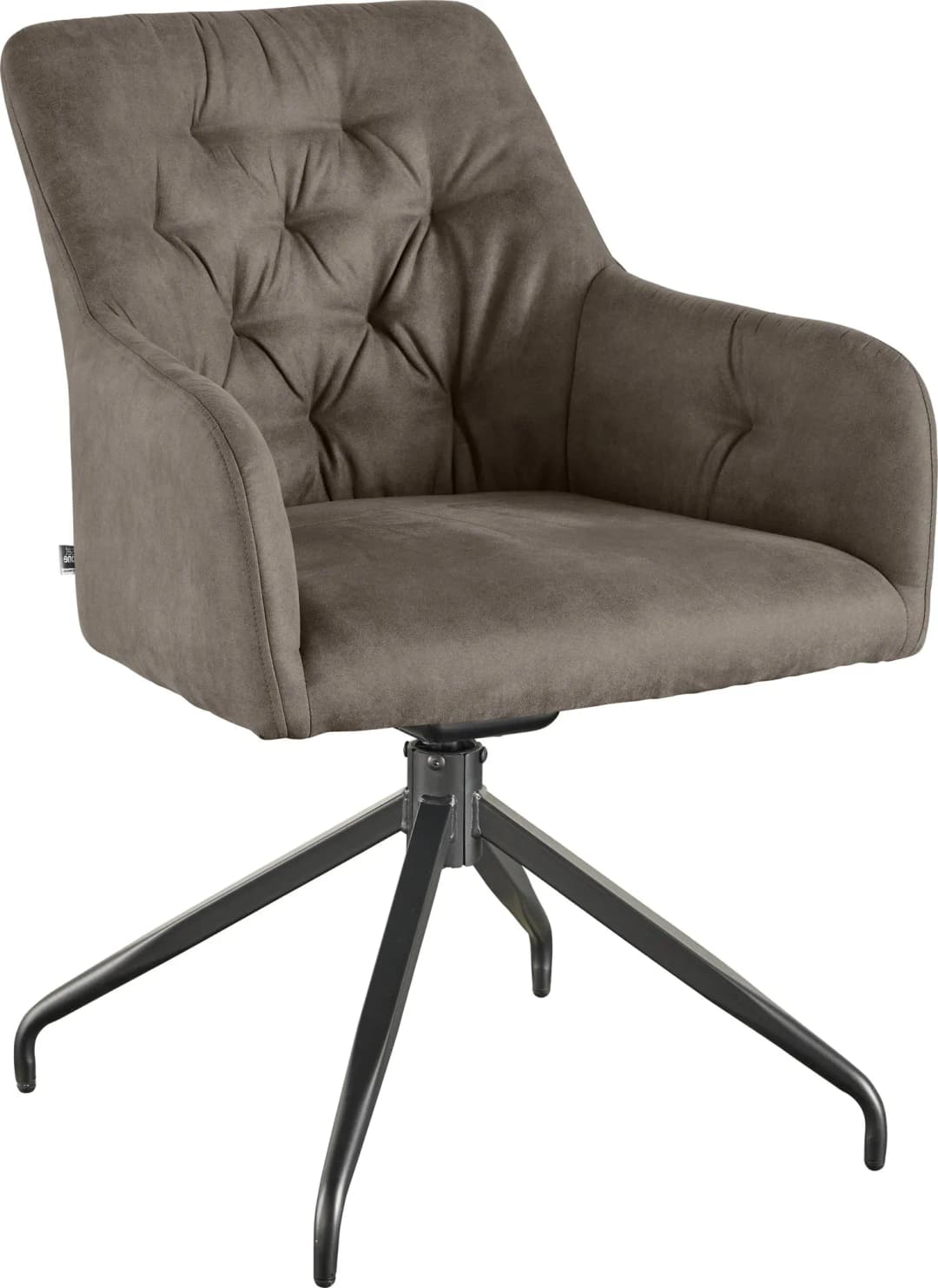 4-Fußstuhl Yonkers Polyester schwarz 2er Set