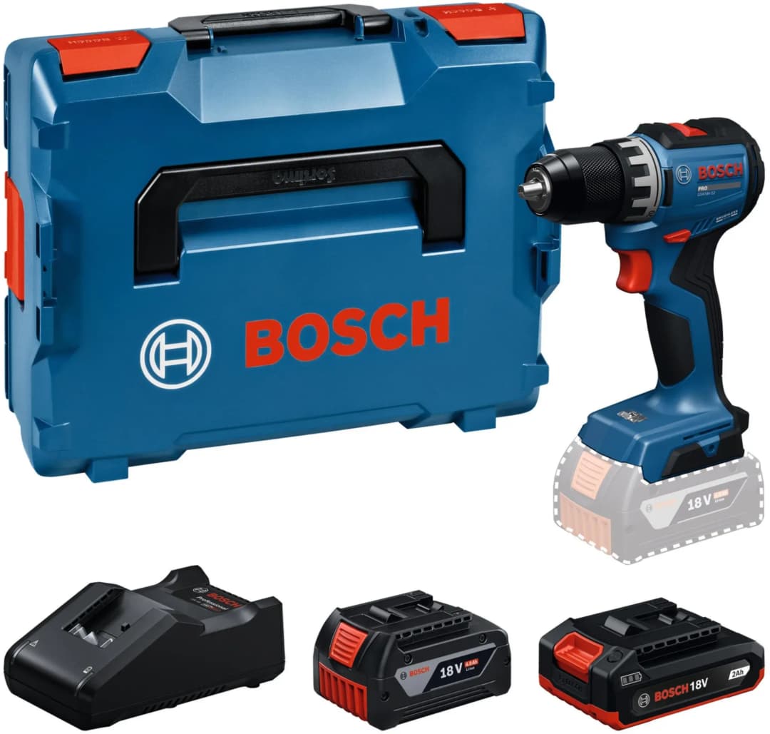 GSR 18V-52 inkl. 2 x 2,0 Ah + L-BOXX