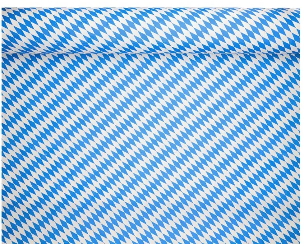 Papiertischtuch mit Damastprägung 50 m x 1 m Blau