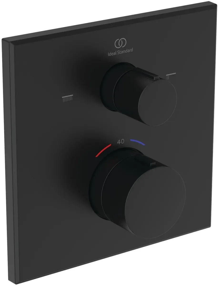 Ceratherm C100 Unterputz-Duscharmatur mit Thermostat Messing A8588XG