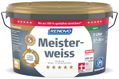 Meisterweiss weiß matt 5 l