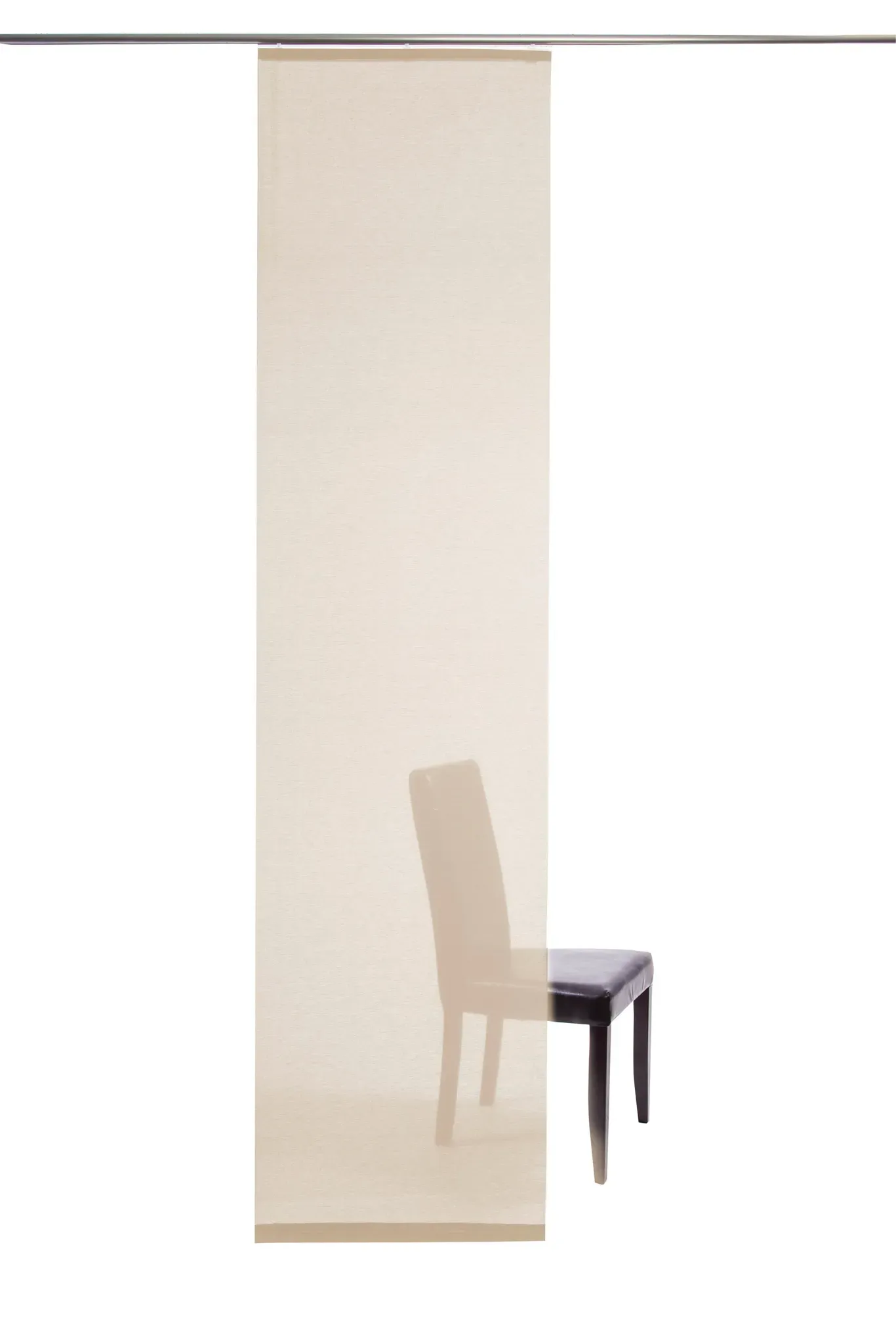 Manhattan Schiebegardine Klettband 60 x 245 cm Beige