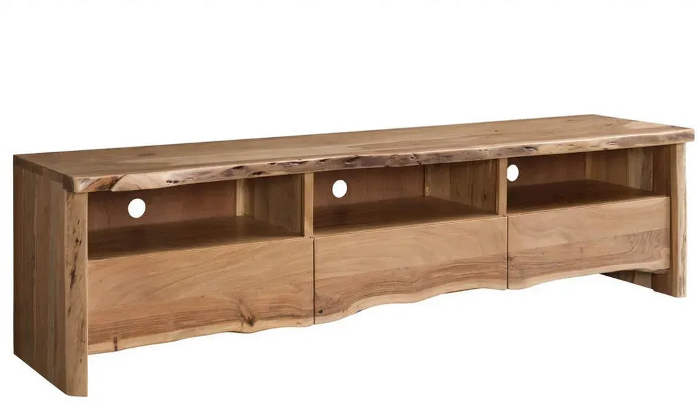 PURE ACACIA #109 TV-Rack 191x50x45 cm Beige Massivholz