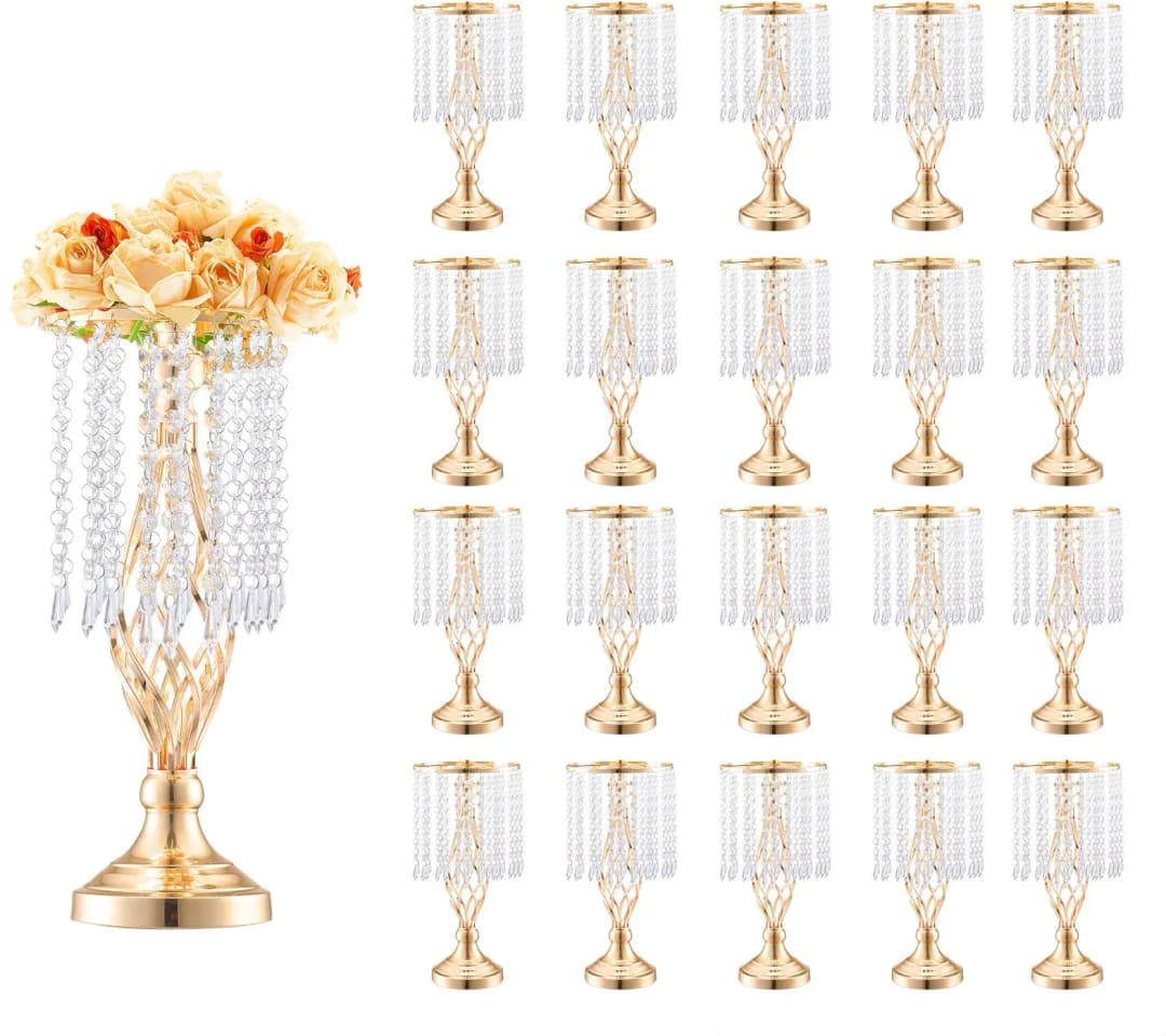 Blumenständer 43 cm Gold