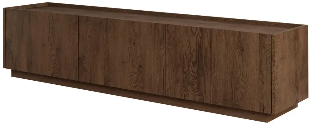 Mirtu TV-Lowboard 170x37x40 cm Braun Melamin
