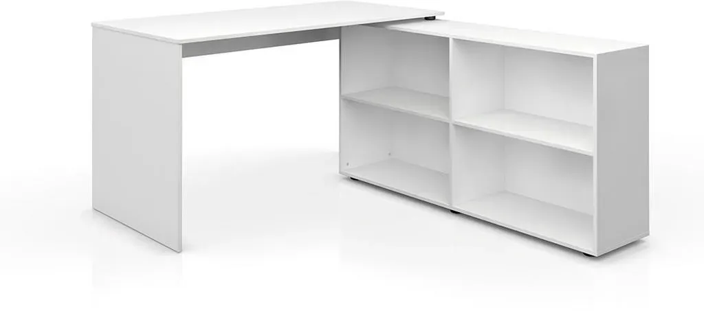 Eckschreibtisch FlexPlus Weiß