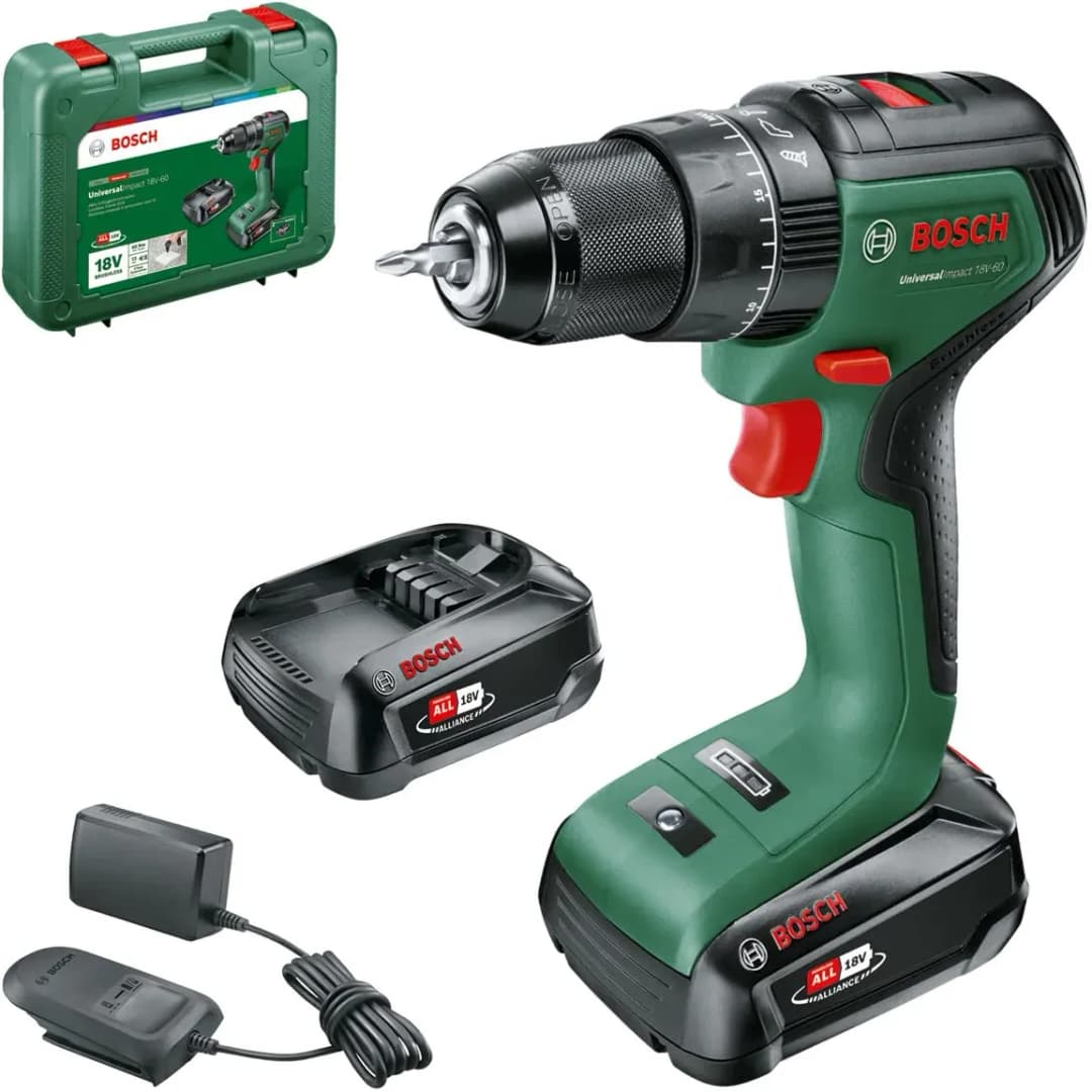 UniversalImpact 18V-60 inkl. Koffer + 2 Akkus 2.0Ah 06039D7102