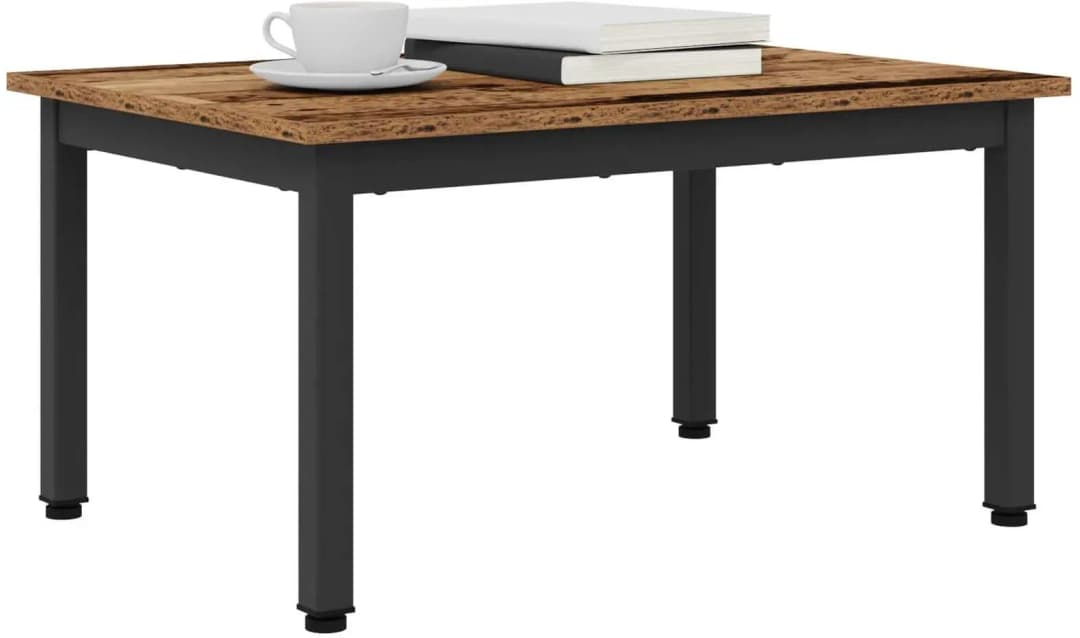 Couchtisch Altholz Braun Spanplatte 70 x 36 x 50 cm