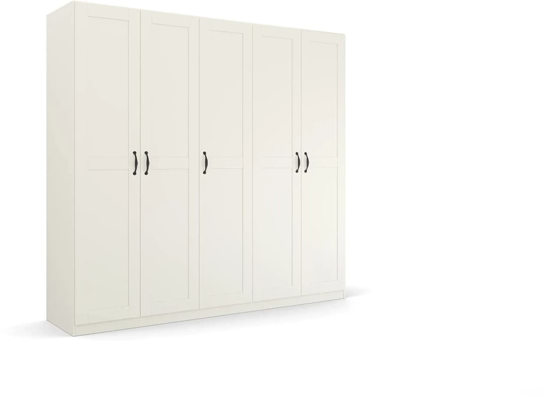Drehtürenschrank Cottage by Quadra Spin 226 x 210 x 54 cm Weiß