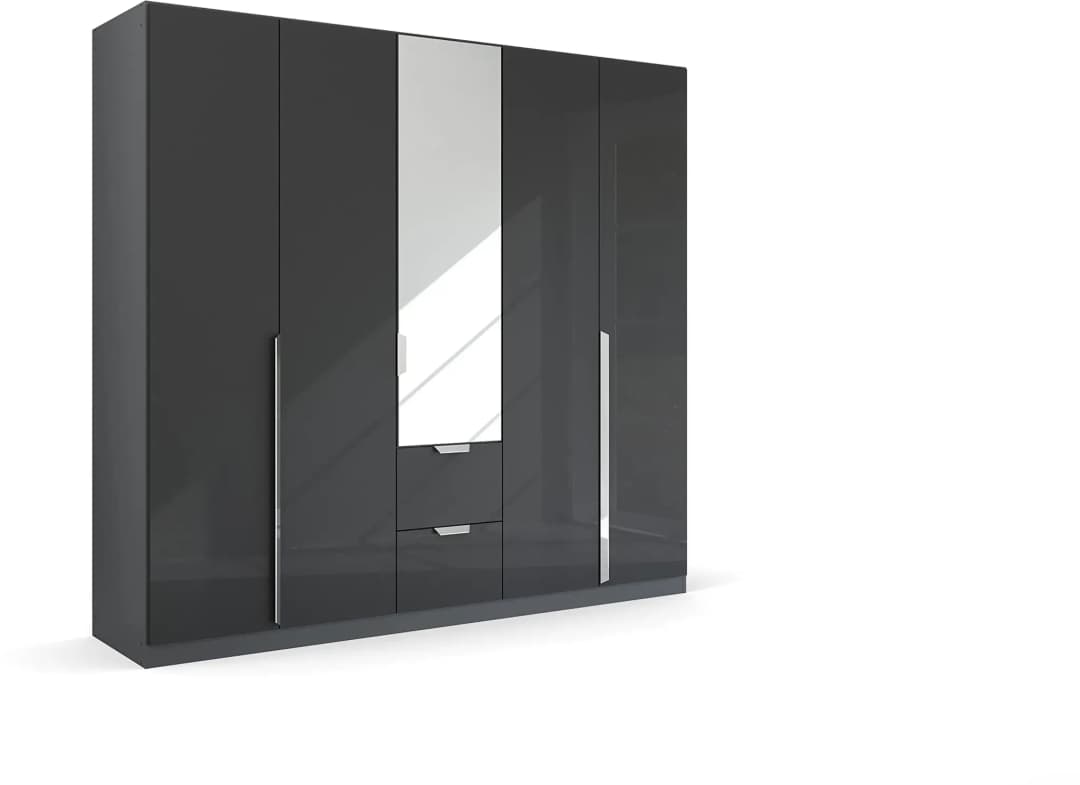 Drehtürenschrank Glamour by Quadra Spin 226 x 210 x 54 cm Grau