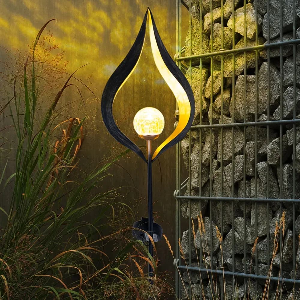 Solarleuchte bronze spritzwassergeschützt Dämmerungssensor IP44
