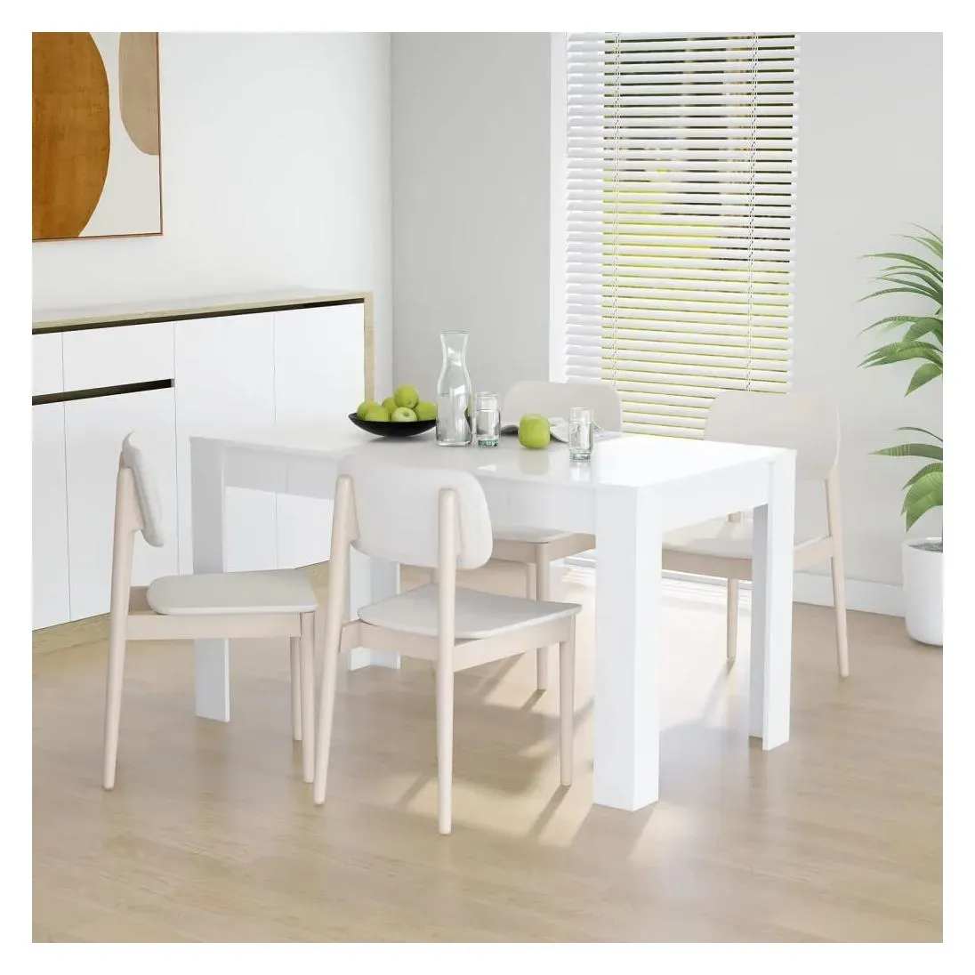 Esstisch 140 x 76 x 74,5 cm weiß