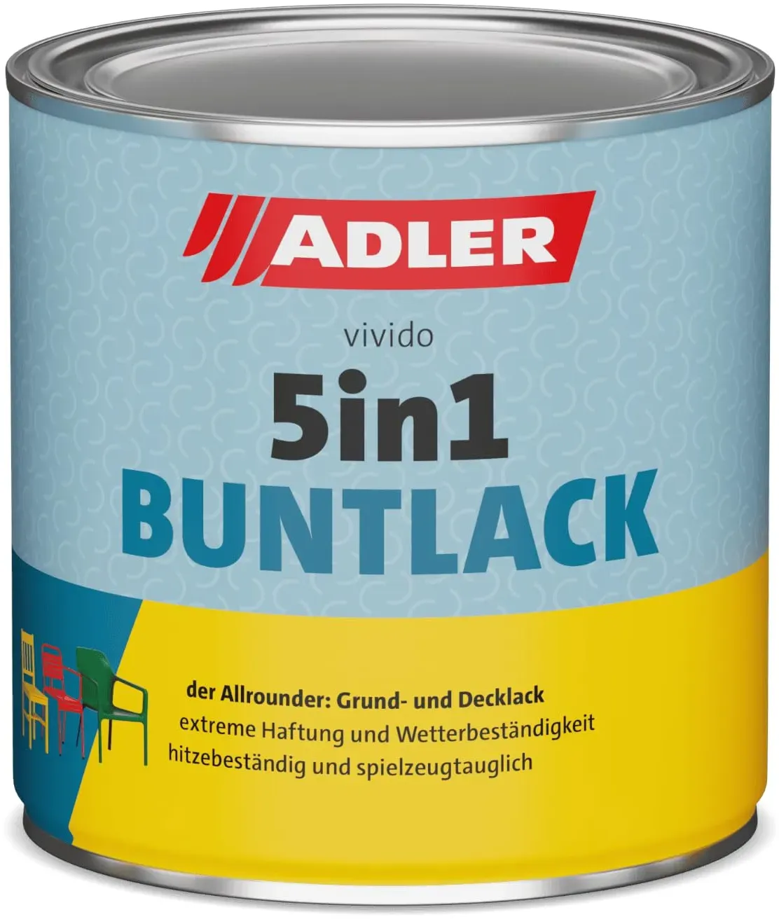 5in1 Buntlack Moosgrün 0,375 l