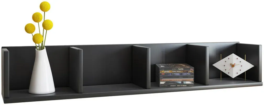Bücherregal 97 x 17 x 15 cm Schwarz
