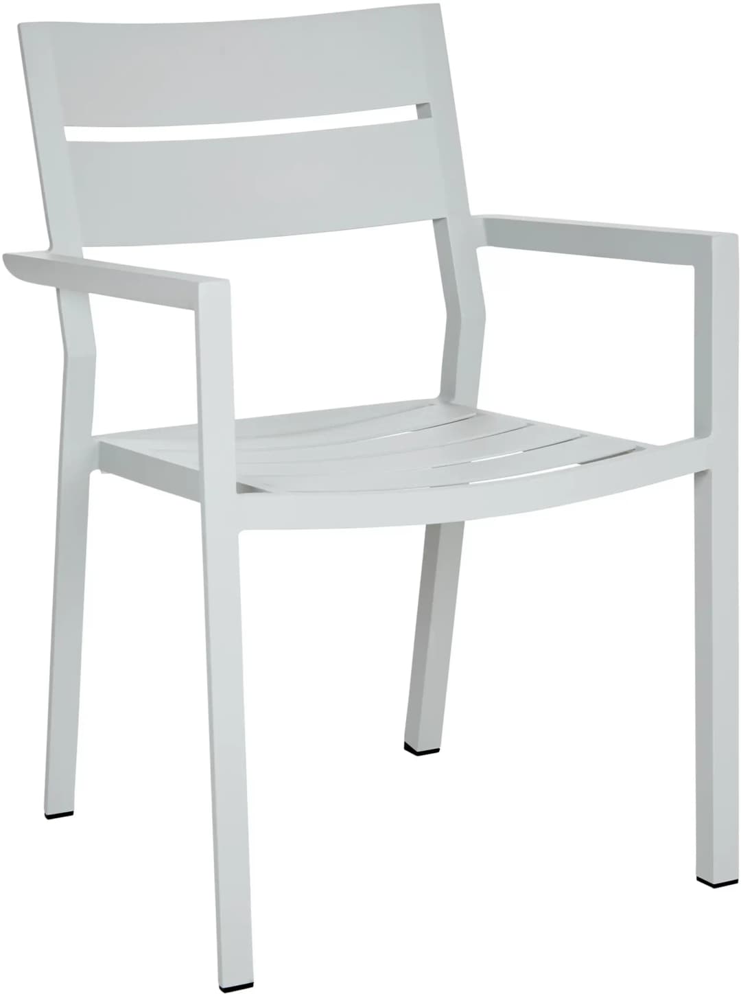 Delia Gartenstuhl 55 x 55 x 80 cm hellgrau 2 St.