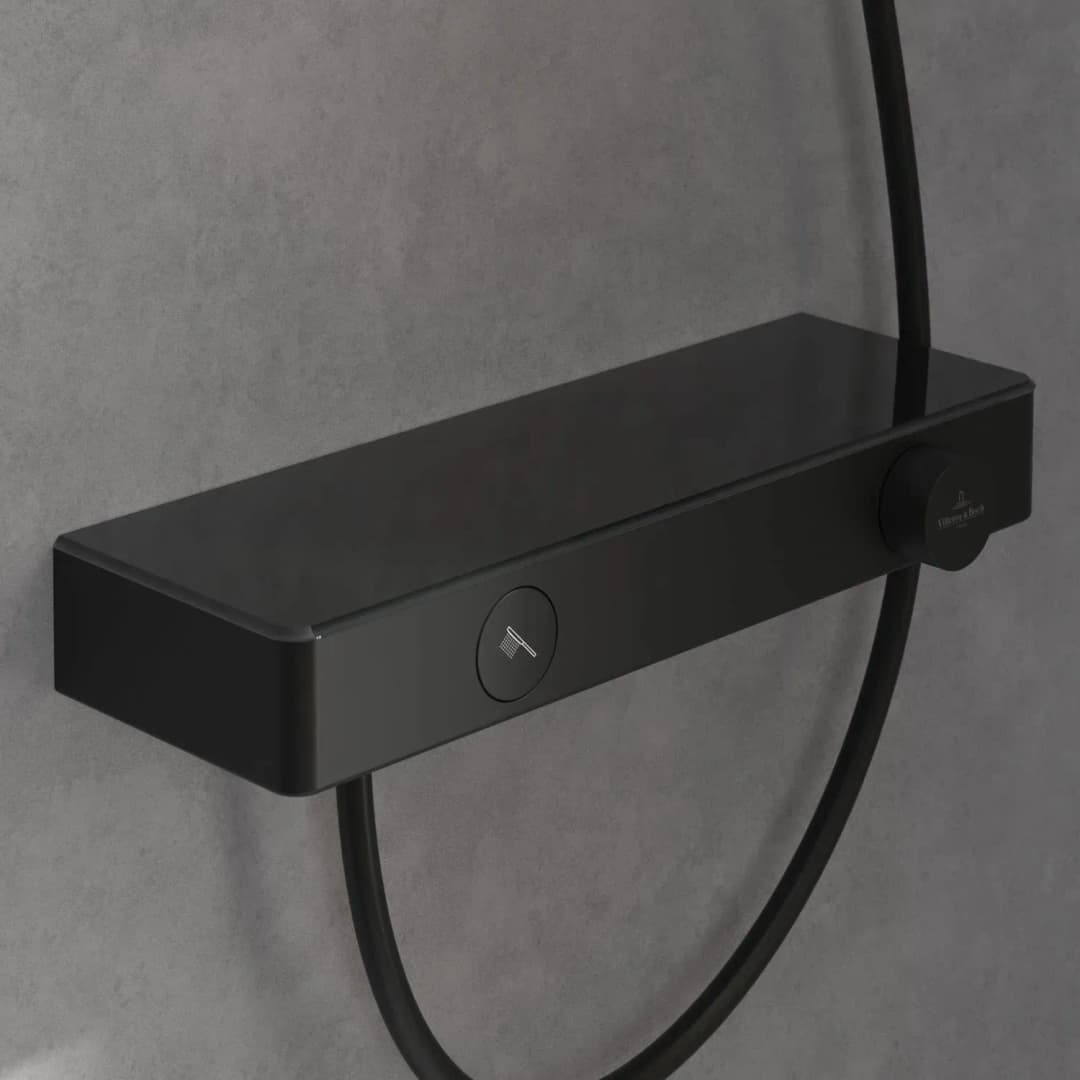 Infinity Showers Duschthermostat eckig für 1 Verbraucher Matt Black TVS110007000K5