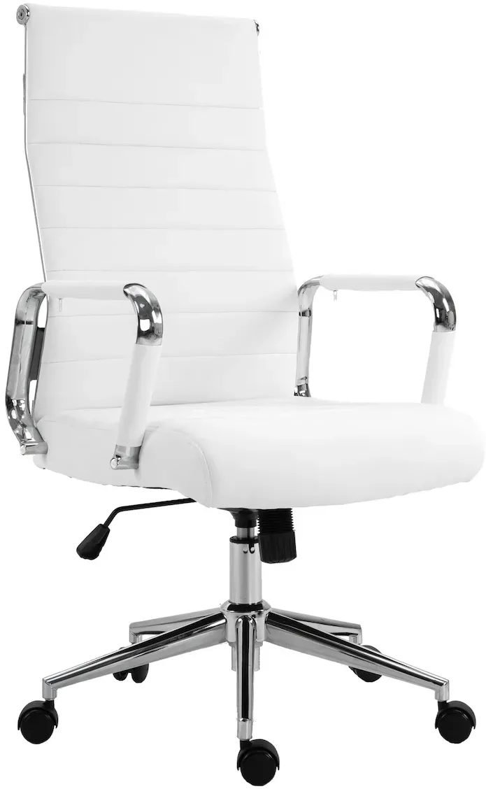 Office Comfort Kunstleder Weiß