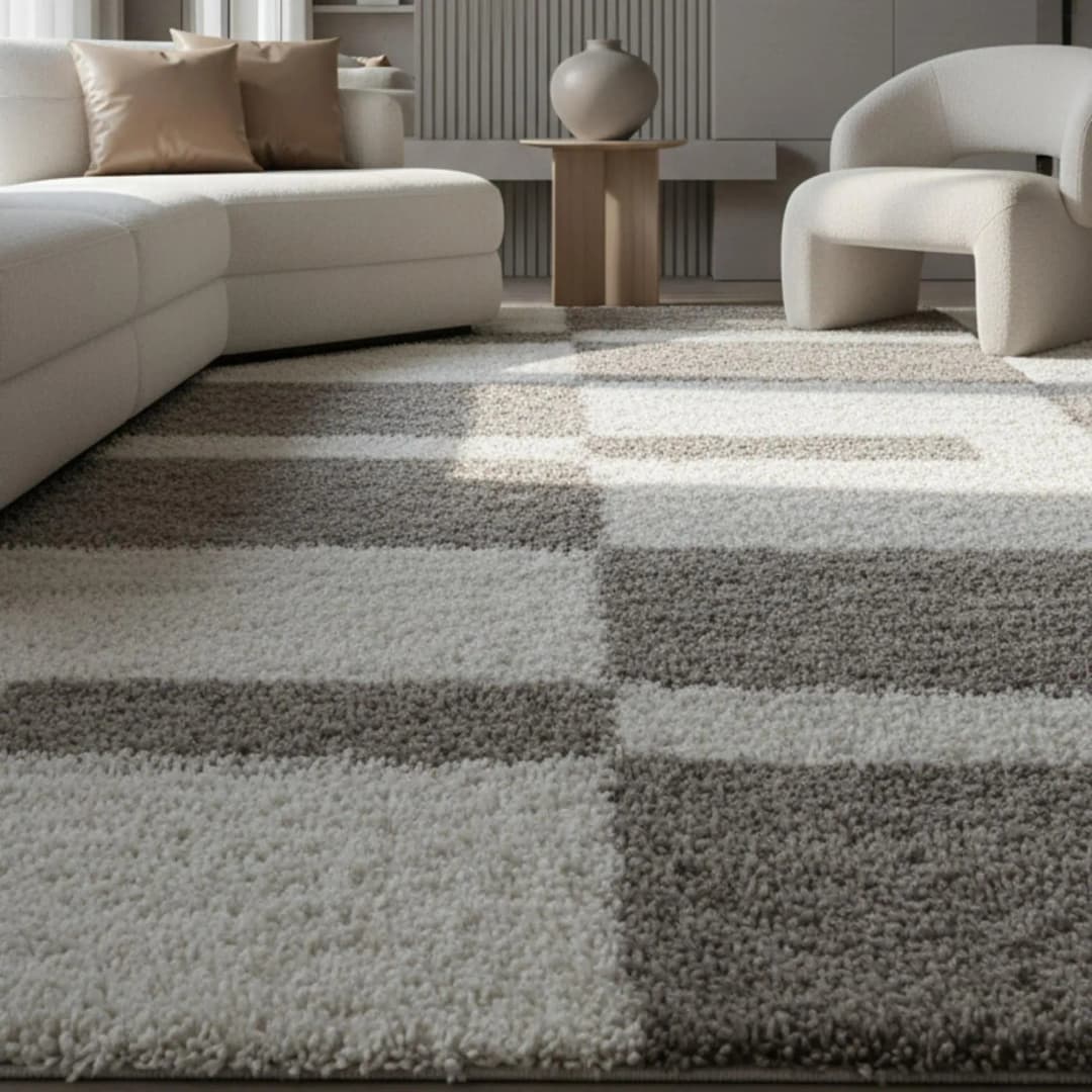 Werfen Shaggyteppich 160 x 230 cm Beige
