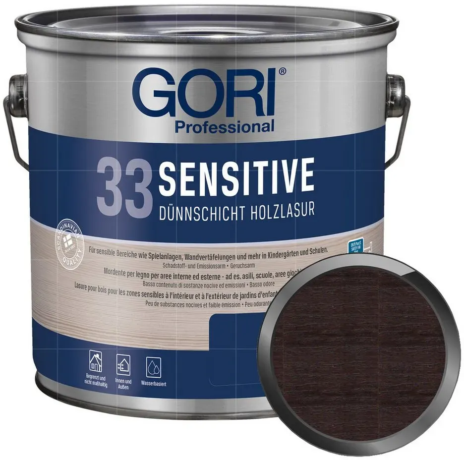 Holzlasur 33 Sensitive Rot 2,5 l