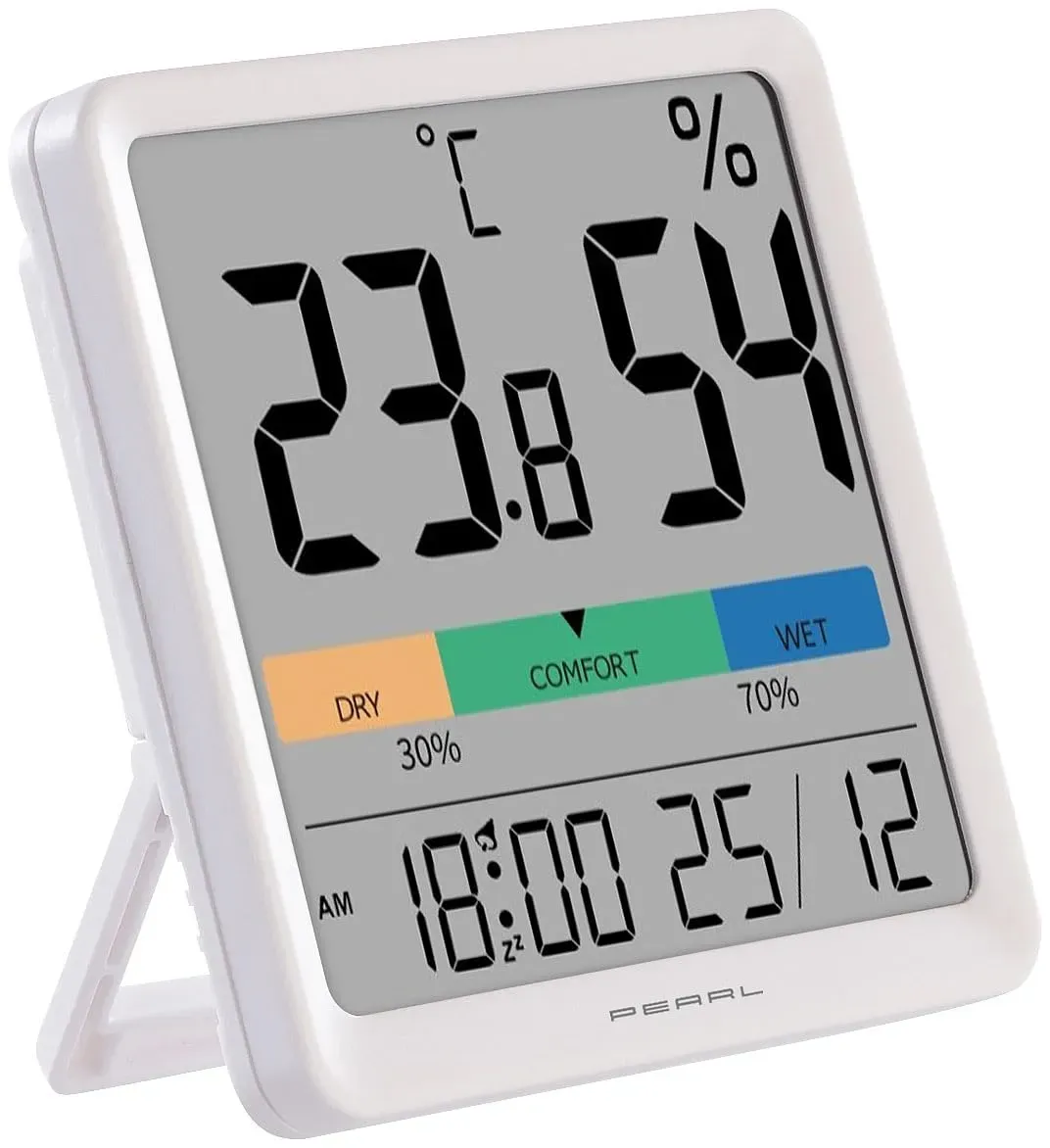 Thermo- und Hygrometer beige