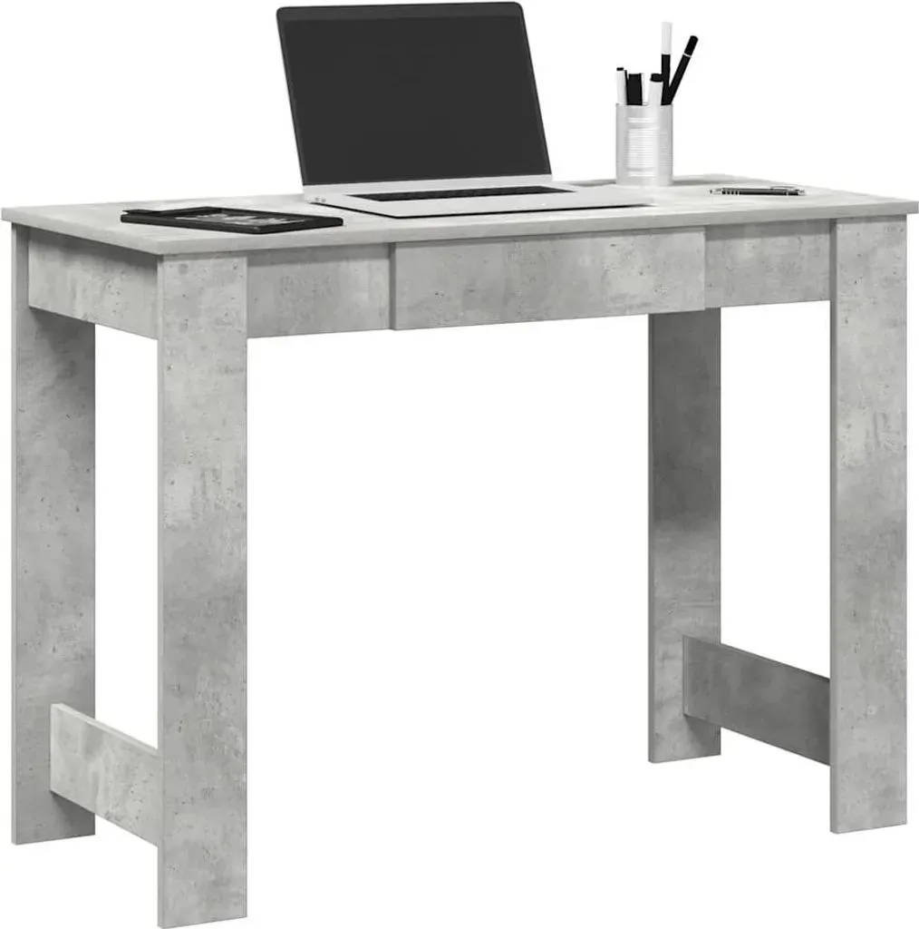 Schreibtisch Betongrau