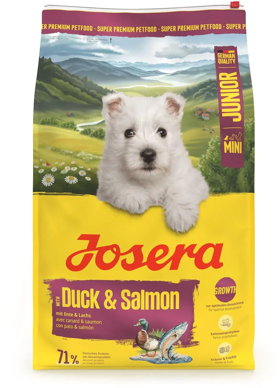 Mini Junior Duck & Salmon 10 kg