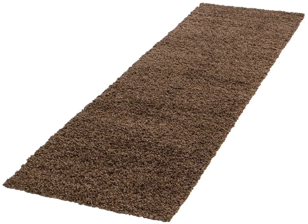 Life Shaggy 1500 Hochflorteppich 100 x 200 cm braun