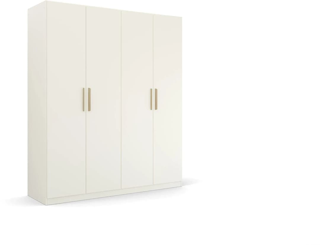 Drehtürenschrank Skandi by Quadra Spin 181 x 210 x 54 cm Weiß