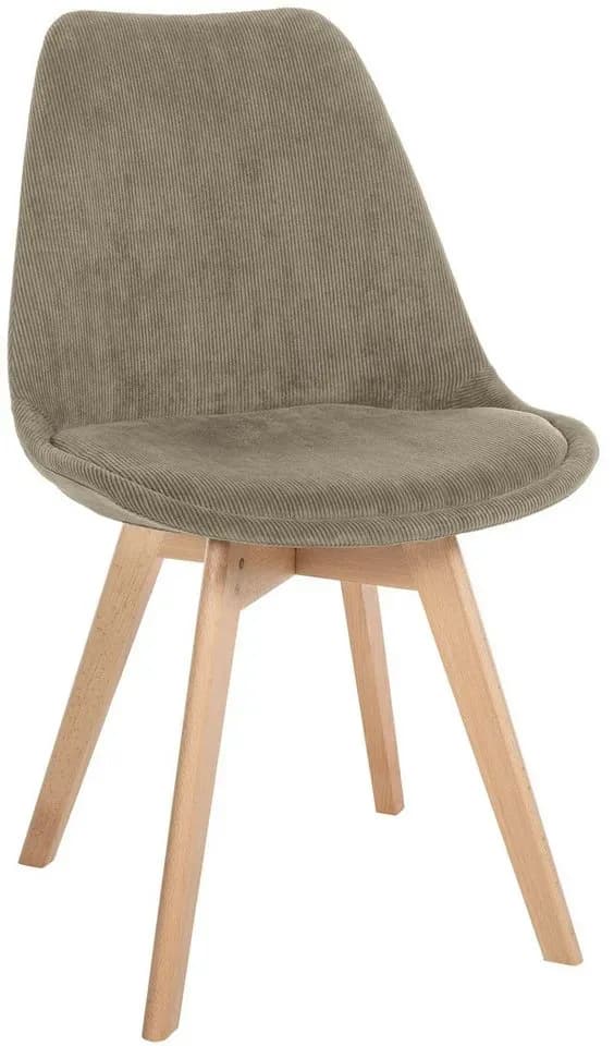 Küchenstuhl Linares Cord Buchenholz