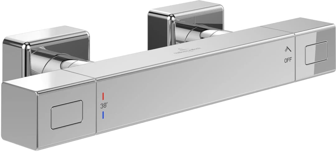 Universal Taps Duschthermostat eckig für 1 Verbraucher Chrom TVS00001800061