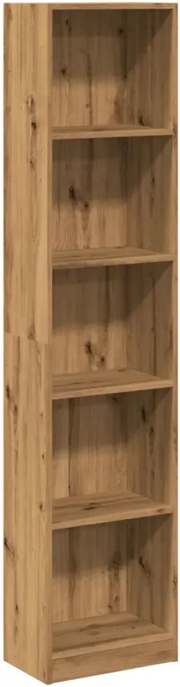 Bücherregal 40 x 24 x 176 cm Braun