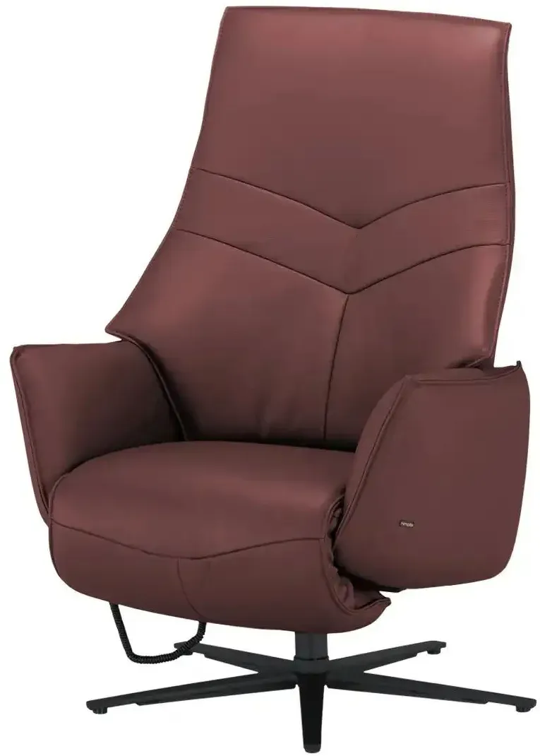 Relaxsessel 7911 74 x 113 x 84 cm Dunkelrot