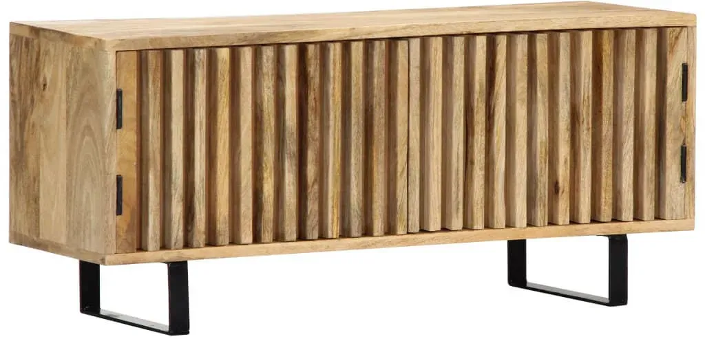 Warren TV Möbel 90x30x40 cm Braun Massivholz