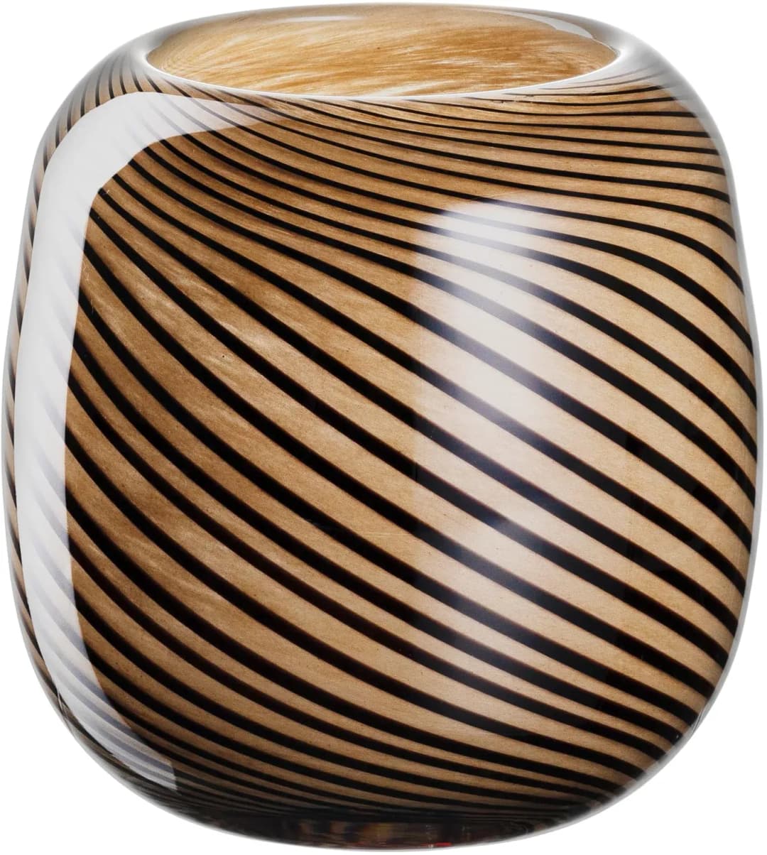 FILO COLORI Vase andere Glas braun