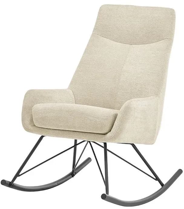 MCA FURNITURE ORIENT Schaukelstuhl - versch. Farben - Creme