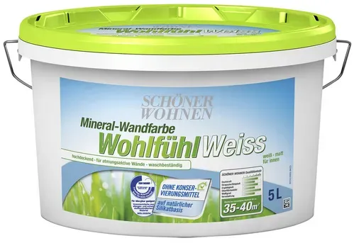 Wohlfühlweiss Weiß matt 5 l