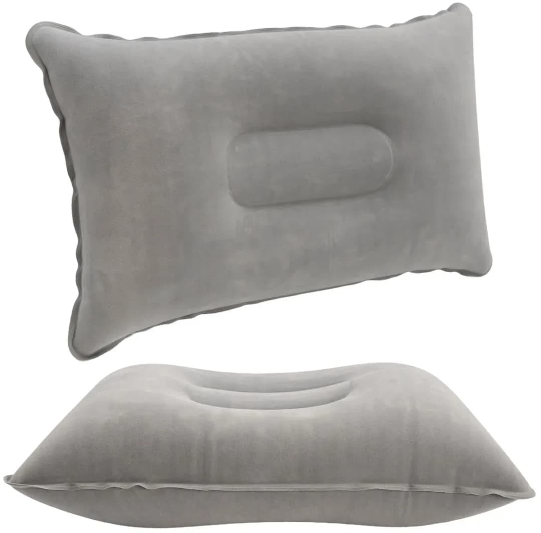 Aufblasbares Kissen 33,5 x 22 cm Grau