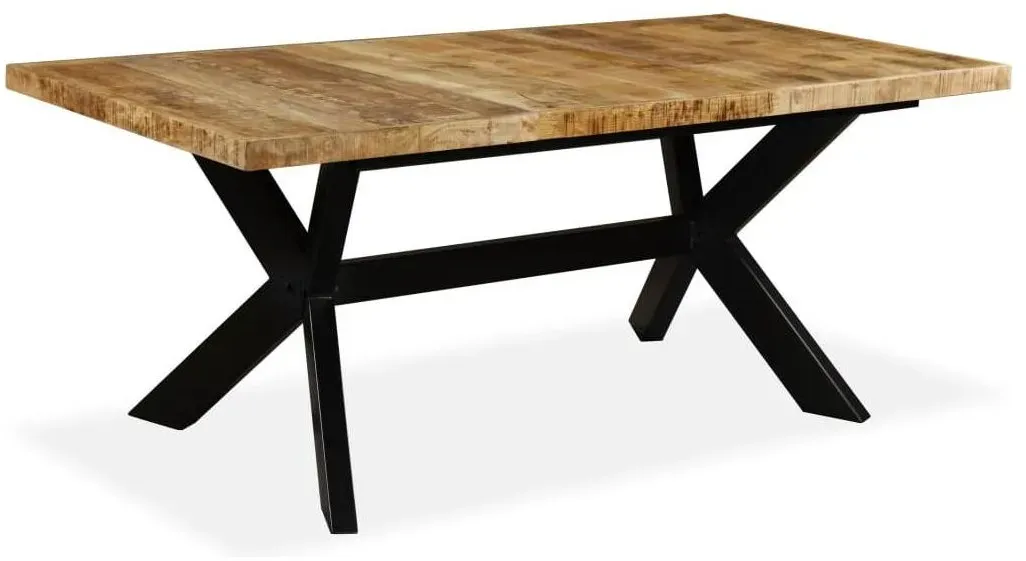 Esstisch 200 x 75 x 100 cm braun