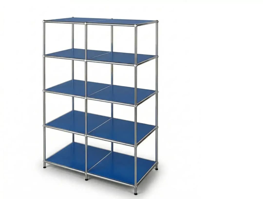Metallregal 78 x 40 x 118 cm Blau