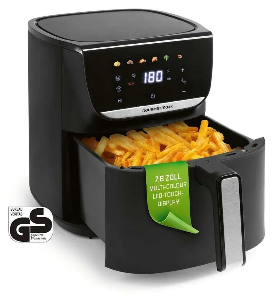 AirGenius Heißluftfritteuse 5,5 L schwarz
