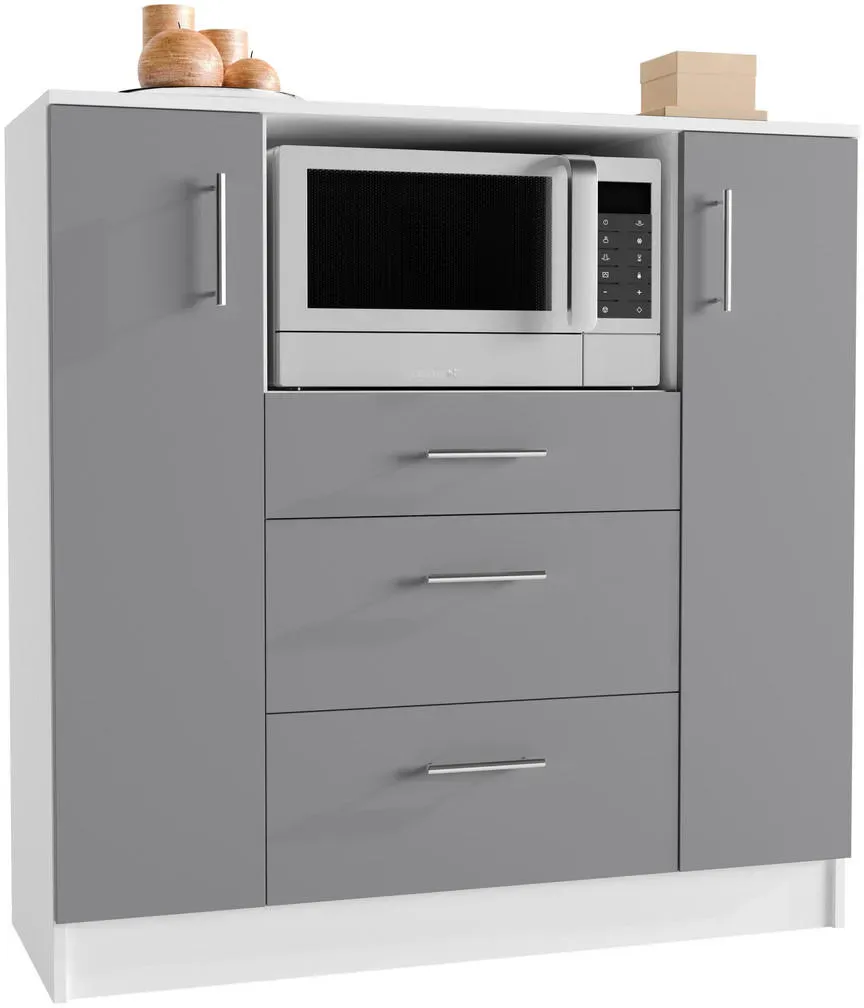 Buffet Esilo 109 x 40 x 110 cm Schwarz