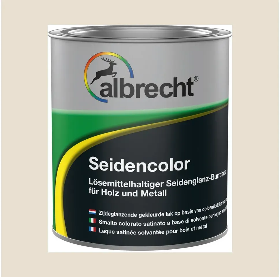 Seidencolor Buntlack Weiß 0,75 l