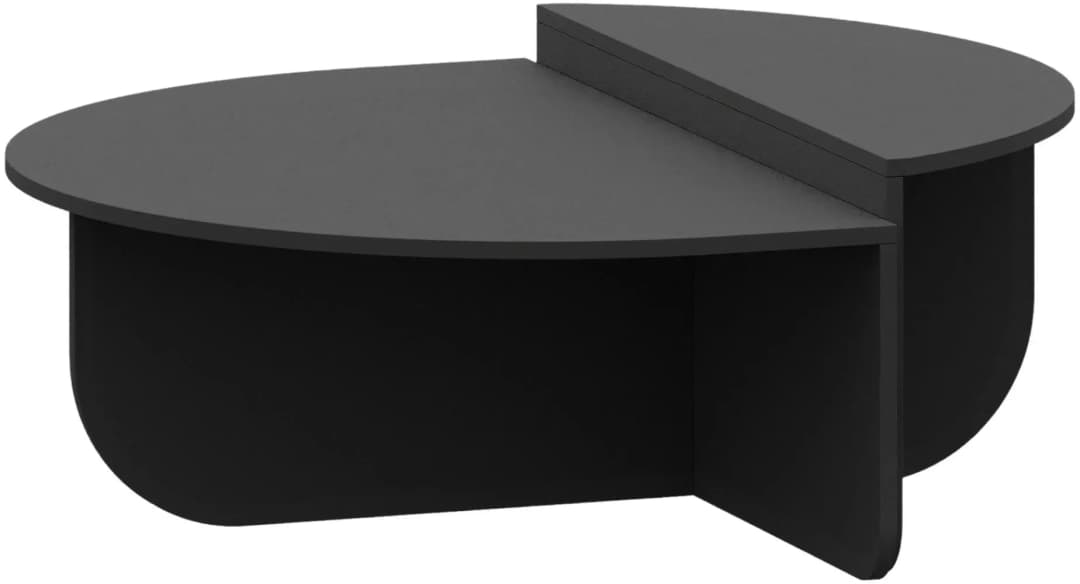 Tondesdaslo Dunkelgrau Holz 90 x 90 x 35 cm