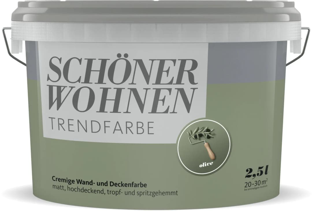 Trendfarbe Olive matt 2,5 l