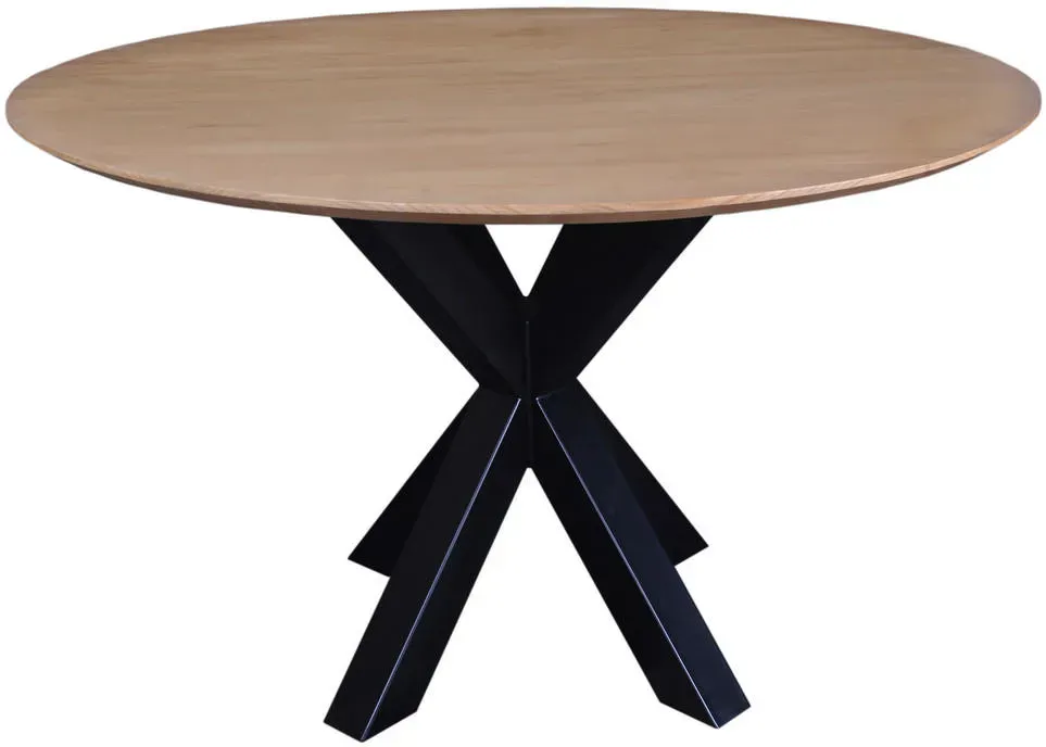 SIT Esstisch Ø 120 cm natur/schwarz