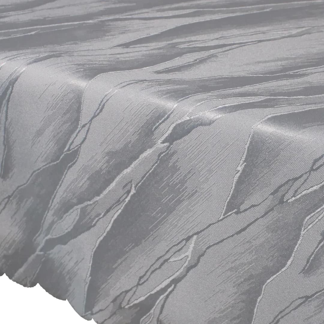 Tischdecke Jacquard Elegance 130 x 220 cm Silber Grau