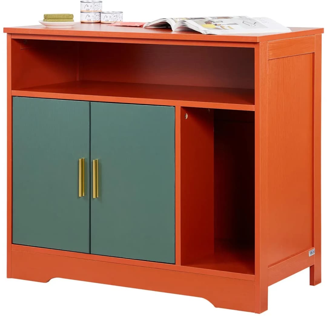 Katzenschrank 792 x 430 x 710 mm Rot/Grün