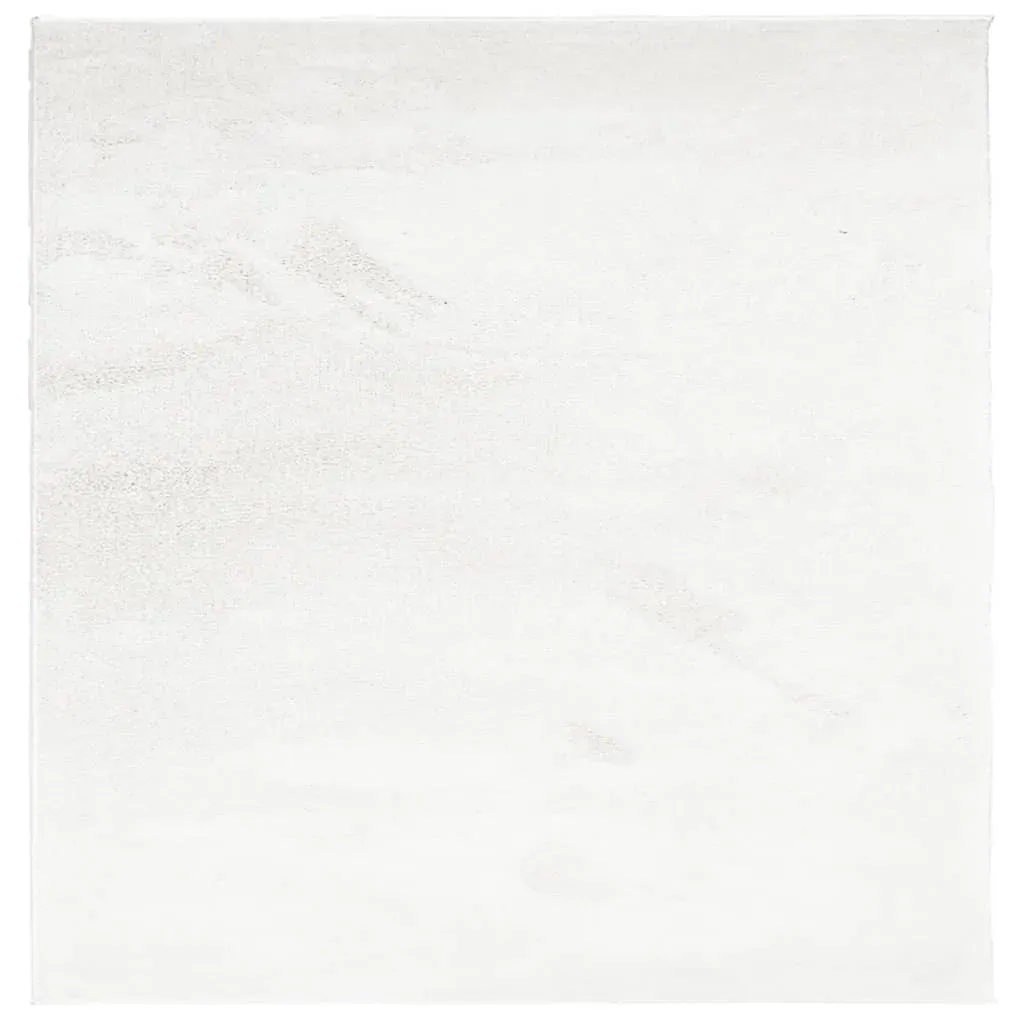 OVIEDO Kurzflorteppich 120 x 120 cm Creme